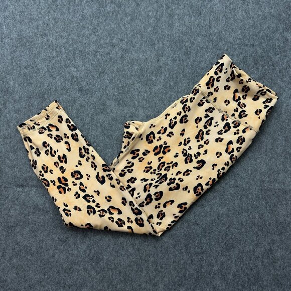 Fabletics Define High Waisted Leggings Women's Size Large Desert Leopard NWT - Picture 1 of 13